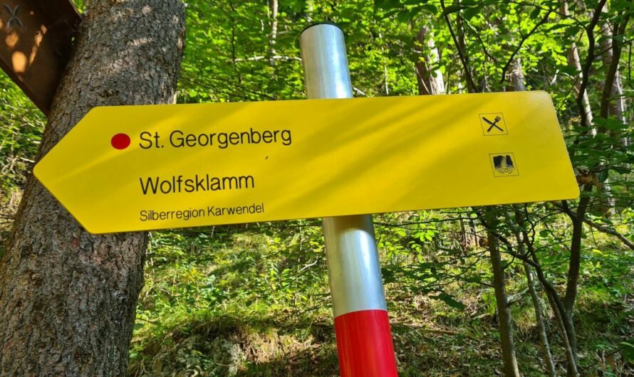 Durch die Wolfsklamm zum Wallfahrtskloster St. Georgenberg (Tirol)