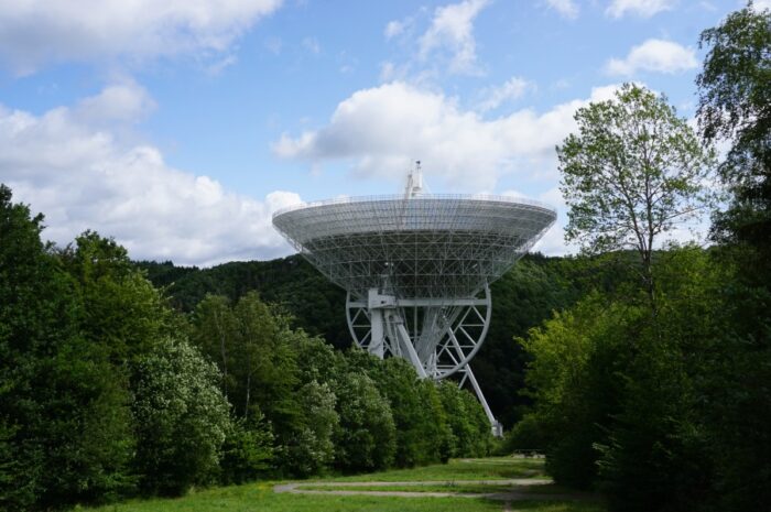Radioteleskop Effelsberg in der Eifel