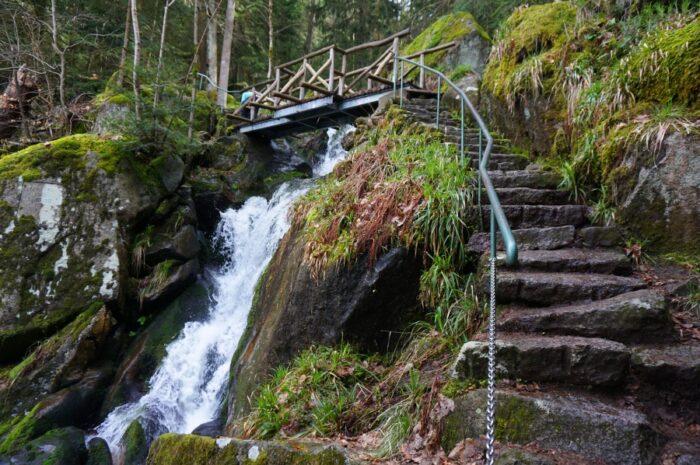Die Gertelbach Wasserfälle bei Bühlertal