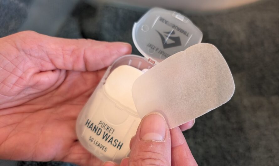 [Test] Sea to summit Pocket Handwash, Handwaschblättchen – Immer sauber bleiben!