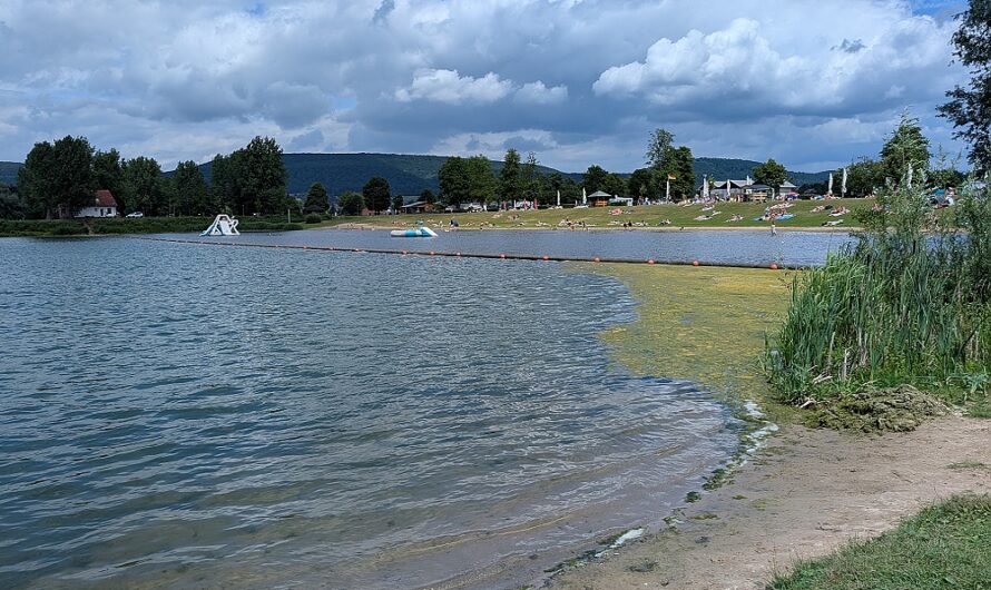 Mit dem SUP auf dem Doktorsee bei Rinteln