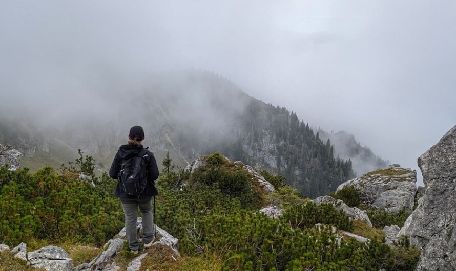 Neblige Gipfeltour in den Ammergauer Alpen