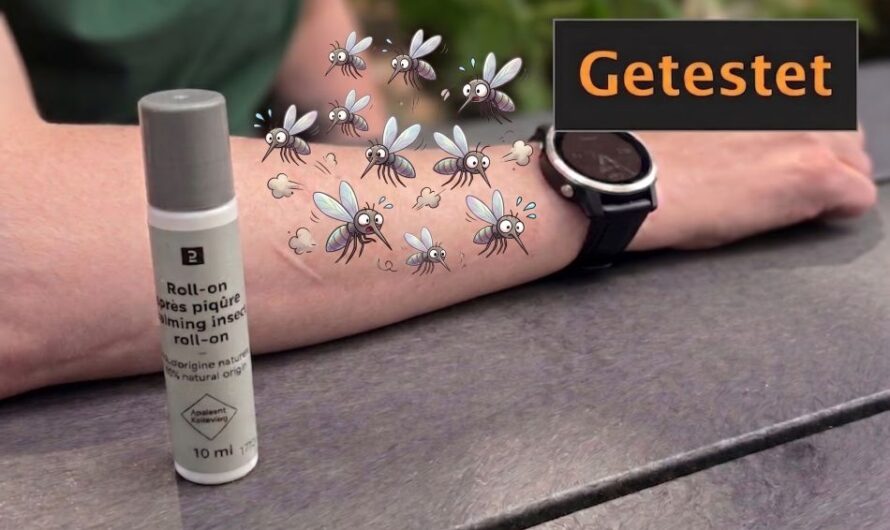[Test] Decathlon Forclaz Kühlroller zur Linderung bei Insektenstichen